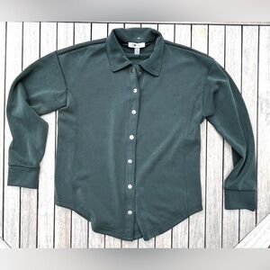 Cable & Guage snap-button down shirt